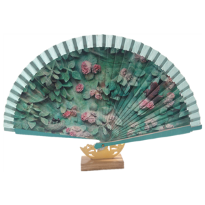 High Quality Spanish Hand Painted Dance Wooden Folding Hand Held Fan handle