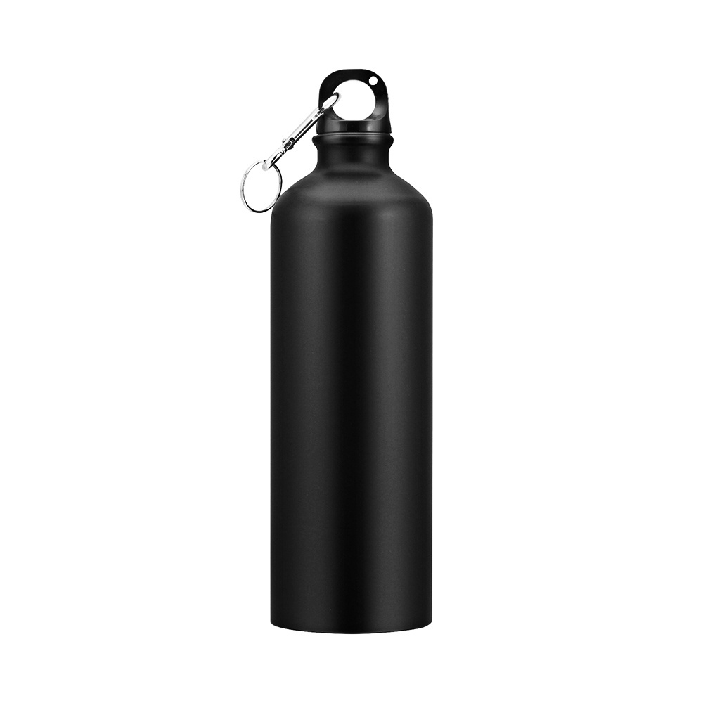 500ml Aluminum Material Sport Water Bottle With Carabiner,Red