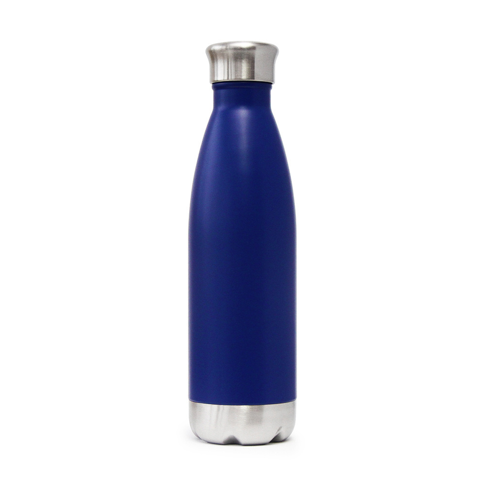 cola shaped 1 liter stainless steel water bottle