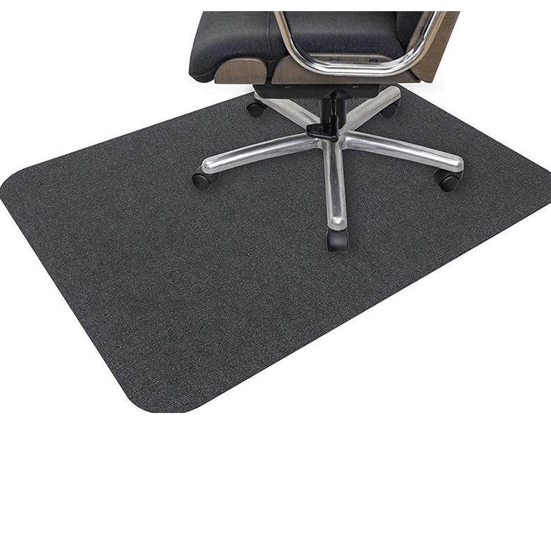 90X140cm Computer Gaming Rolling Chair Mat, Under Desk Low-Pile Rug, Large Anti-Slip Floor Protector for Home Office