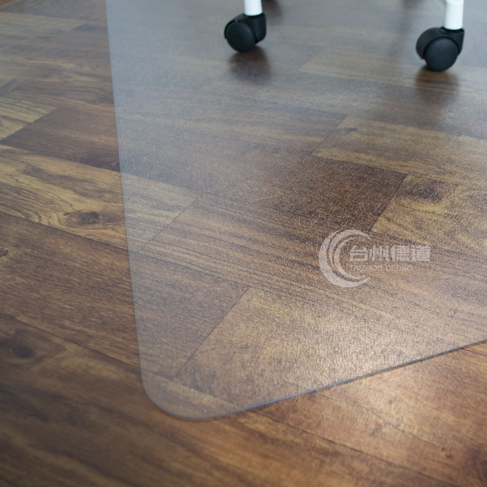 Heavy Duty Transparent PVC Chair Mats for Hardwood and Tile Floor - Protective Floor Mats for Home and Office