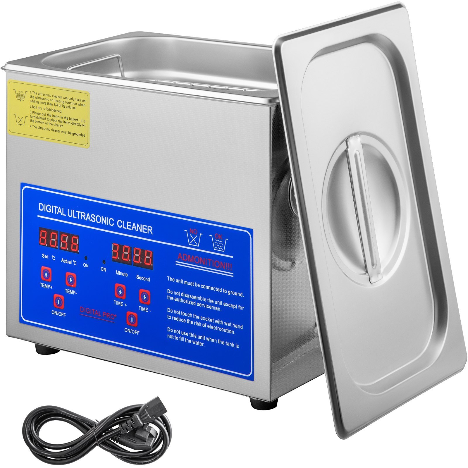 WeWork 2L 3L 6L 10L 15L 22L 30L Ultrasonic Cleaner with Digital Timer & Heater Professional Ultra Sonic Jewelry Cleaner