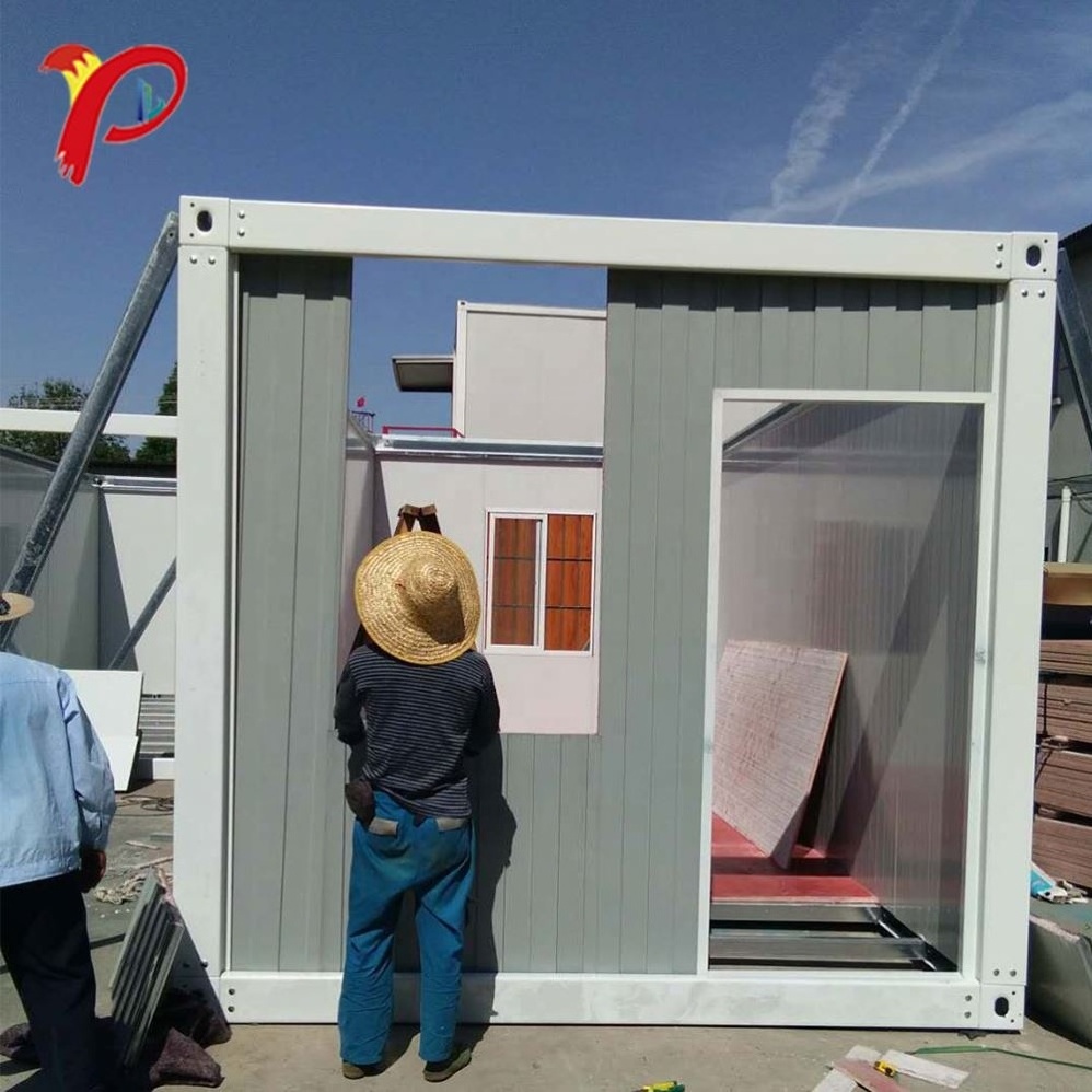 Low shipping cost prefab house steel frame detachable container house prefabricated home 20ft 40ft container for sale