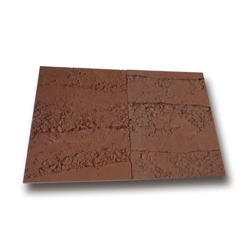 Bendable Clay Facing Brick Rugged Antique Brick Exterior Wall Flexible Clay Tiles For Villa