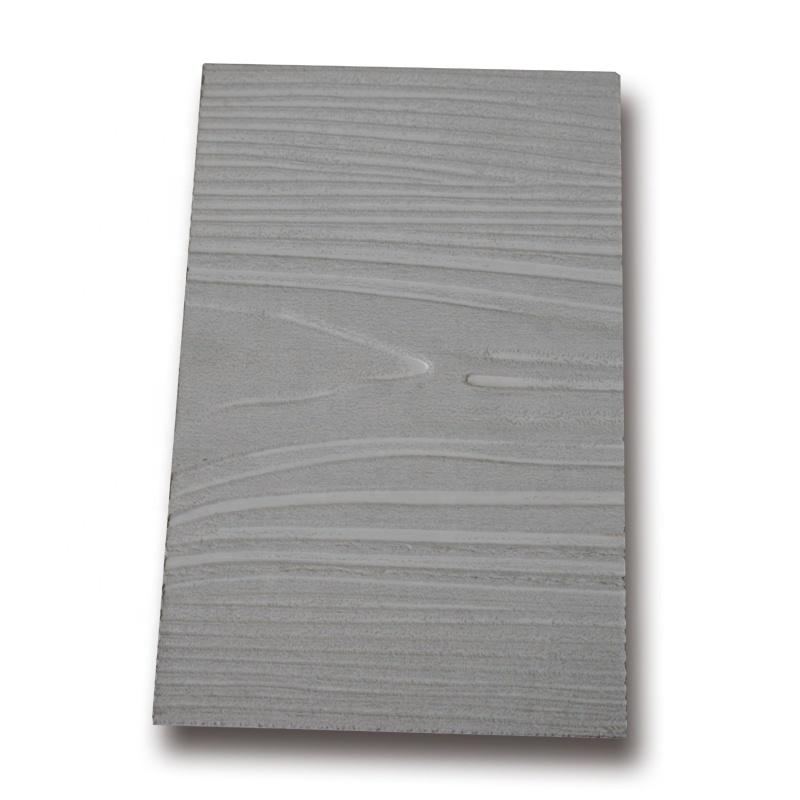 Building Construction Materials Wood Grain Fiber Cement Board for Decoration