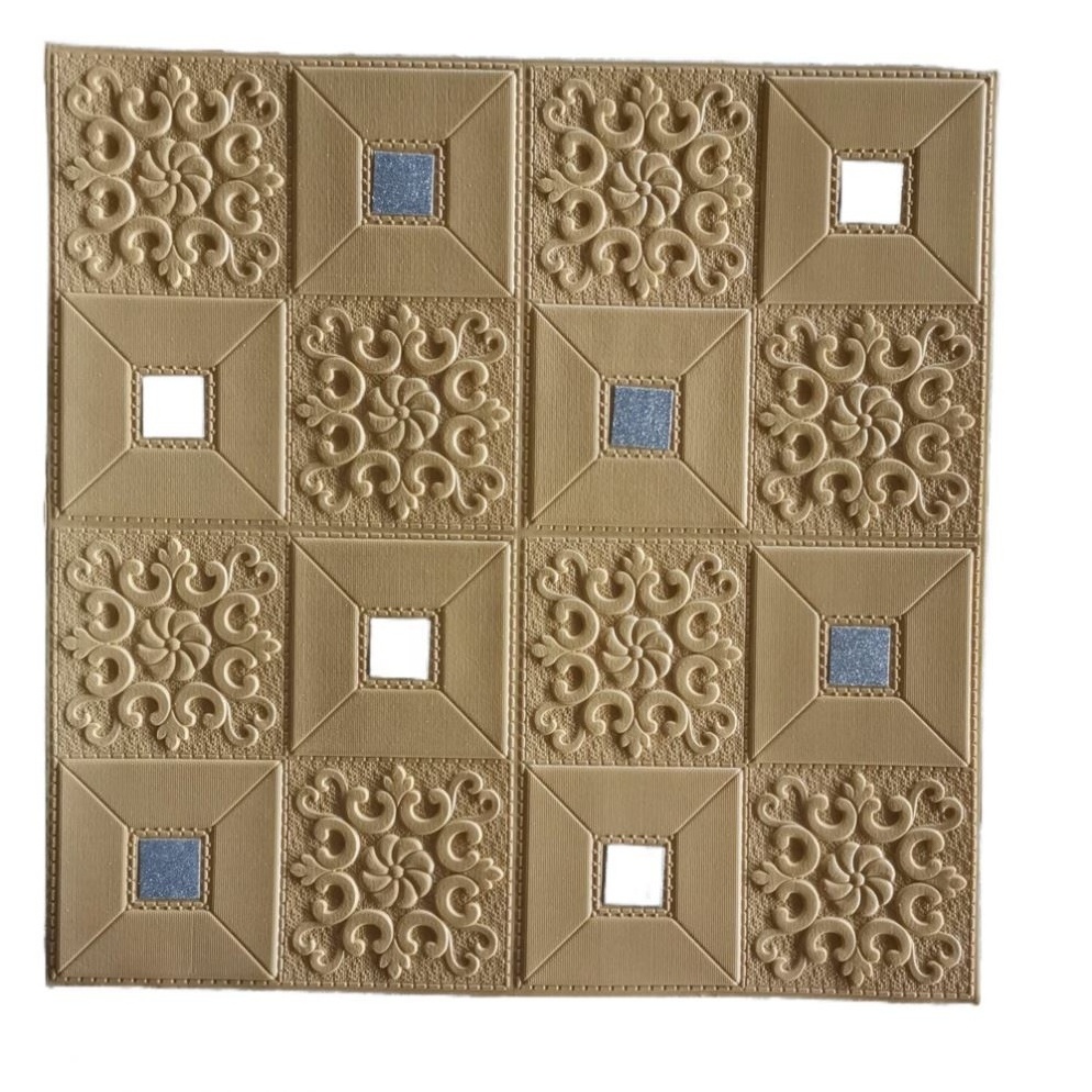 77*70 Size 3d wall foam brick sticker DIY foam brick 3d wall paper