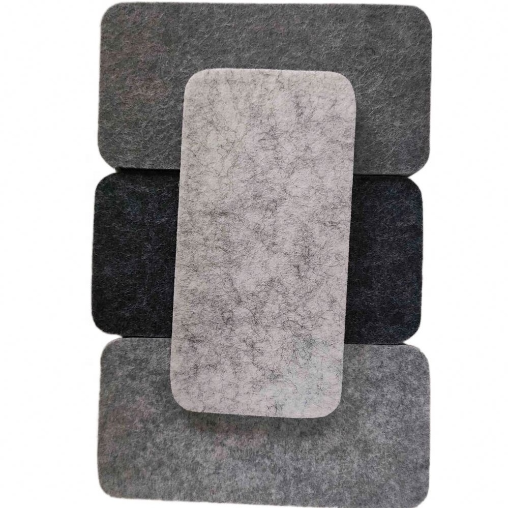 Sound insulation 24mm polyester fiber tiles acoustic wall panel PET felt acoustic panels