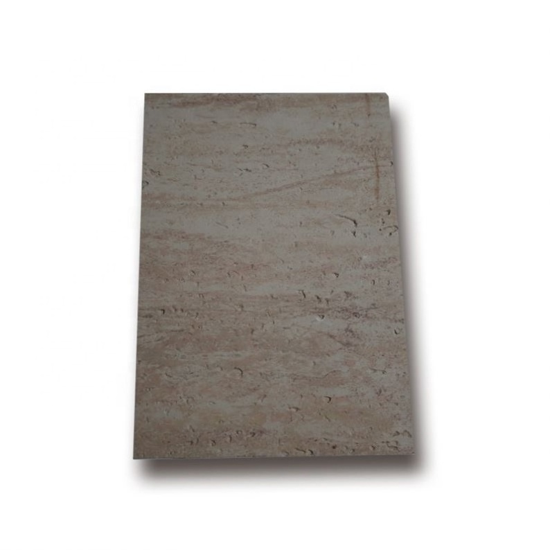 travertine stone compound tiles for backsplash kitchen and exterior wall facing tile