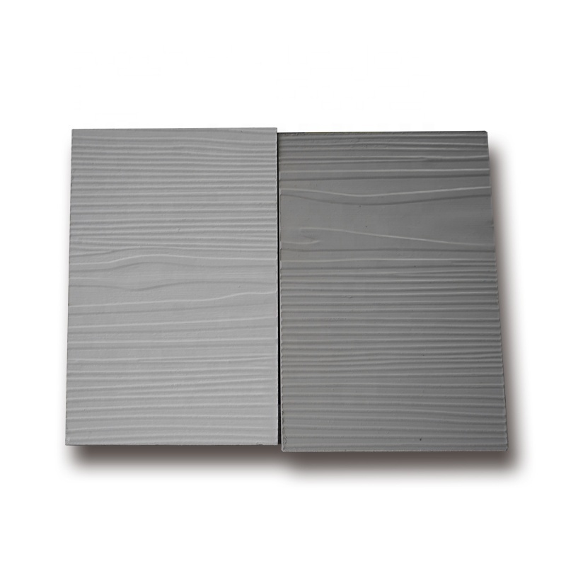 100% Asbestos Free 7.5mm White Wood grain Fibre Cement Siding Board, wood grain siding plank for exterior wall