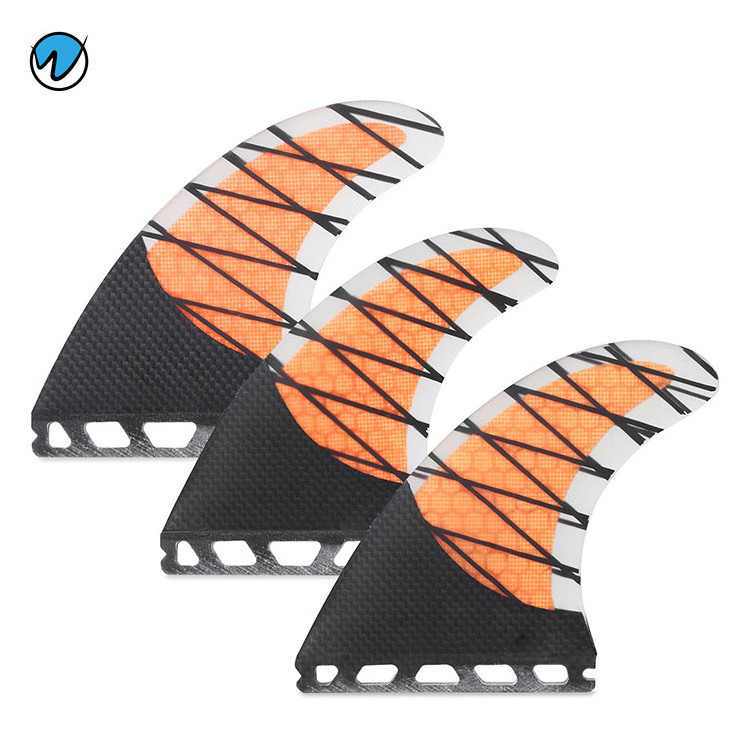 CUSTOM LOGO Half Carbon Fiber Material Recycled Fins Surf Fins Surfboard Fins