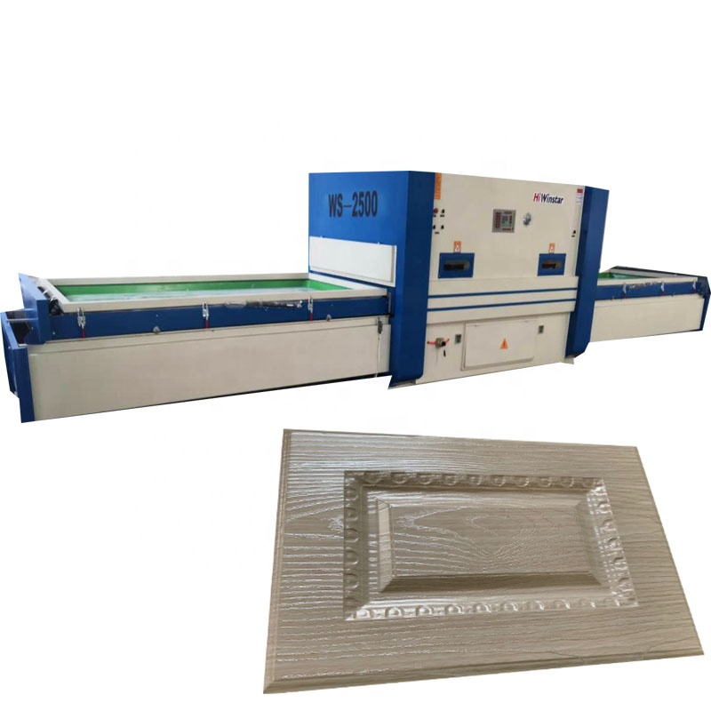 Woodworking Kitchen Cabinet MDF Door PVC Film PVC Foil Laminating Membrane Vacuum Press Machine