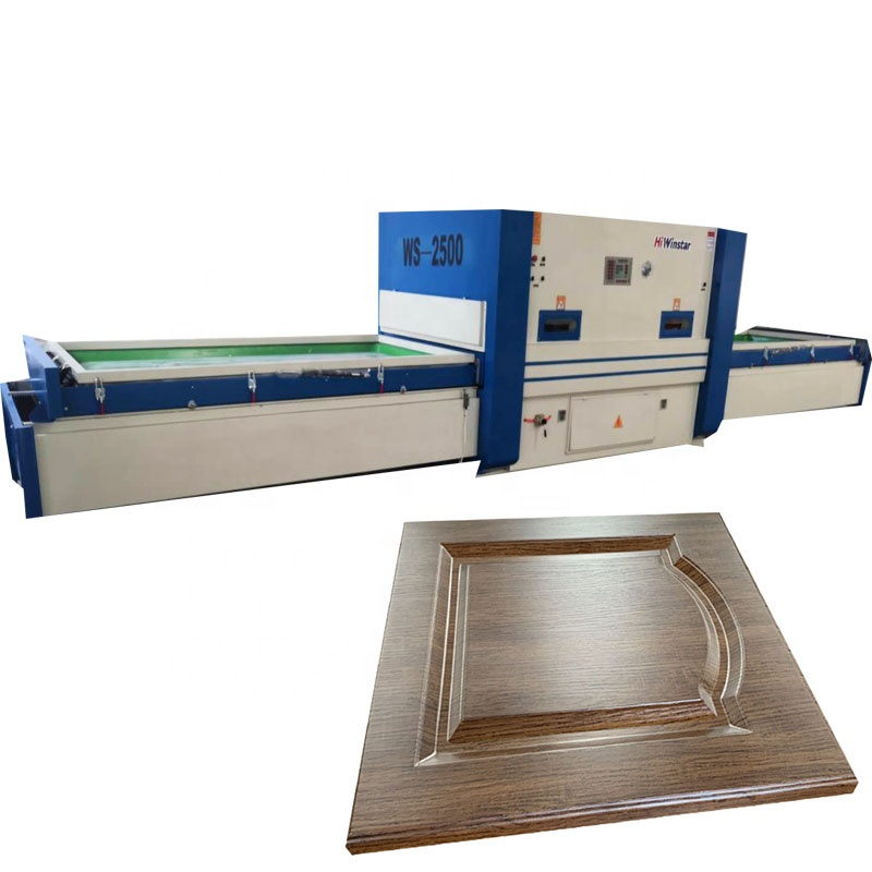 Woodworking Kitchen Cabinet MDF Door PVC Film PVC Foil Laminating Membrane Vacuum Press Machine