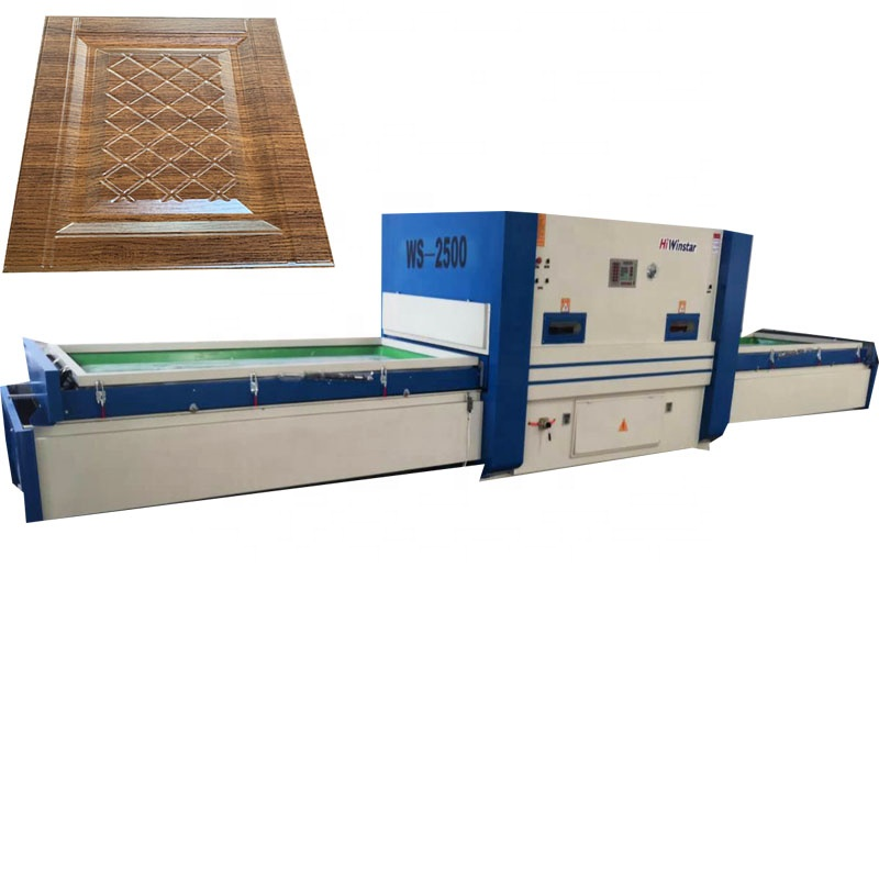 Woodworking Kitchen Cabinet MDF Door PVC Film PVC Foil Laminating Membrane Vacuum Press Machine