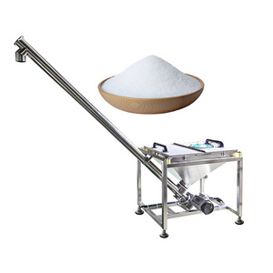 stainless steel hopper screw auger conveyor flexible food screw auger conveyor for salt