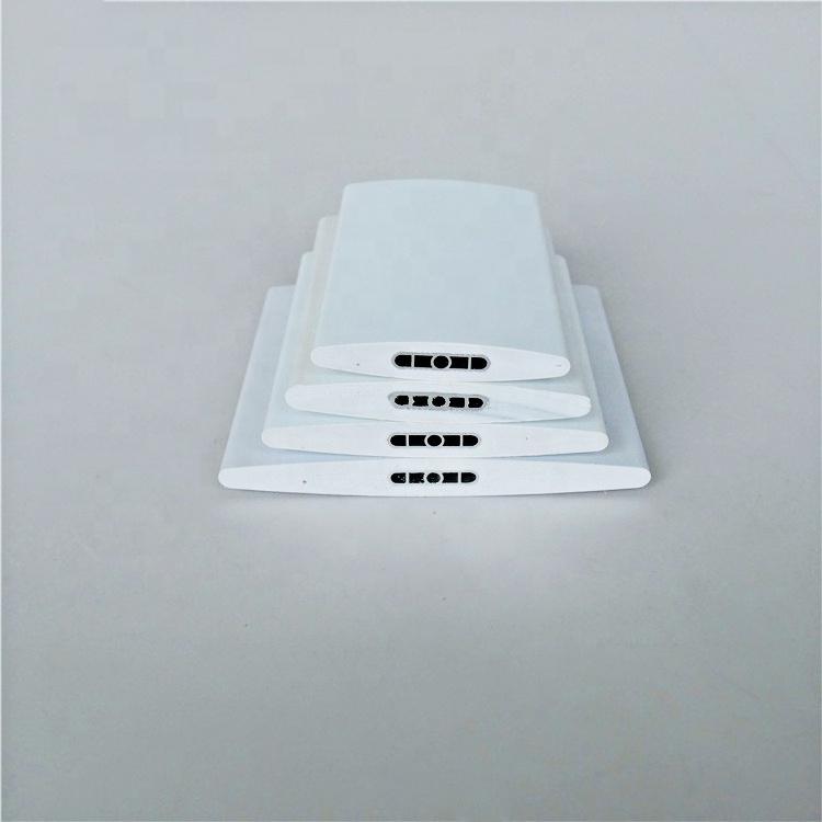 China manufacturer PVC window shutters Louvers components plantation shutter part blades with strengthen aluminium core