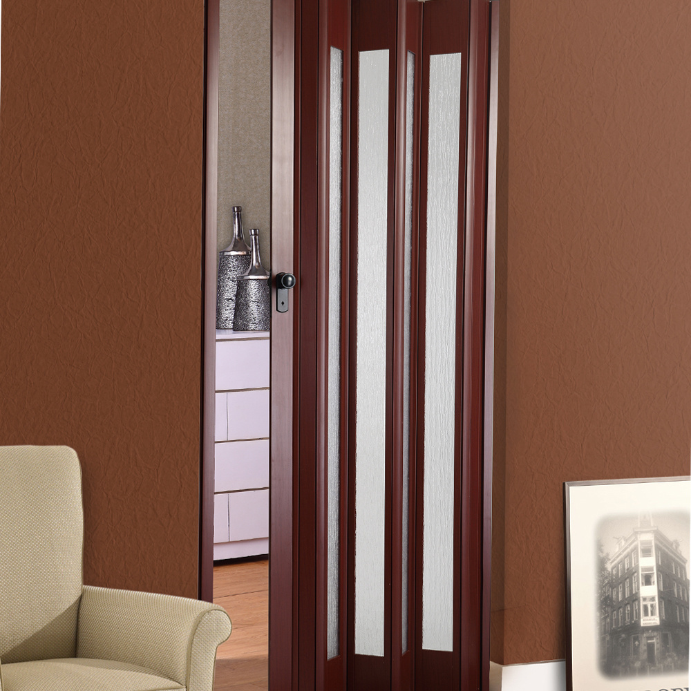 Professional china manufacturer plastic folding door pvc sliding doors