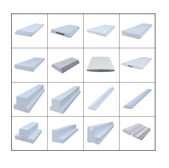 China manufacturer PVC window shutters Louvers components plantation shutter part blades with strengthen aluminium core