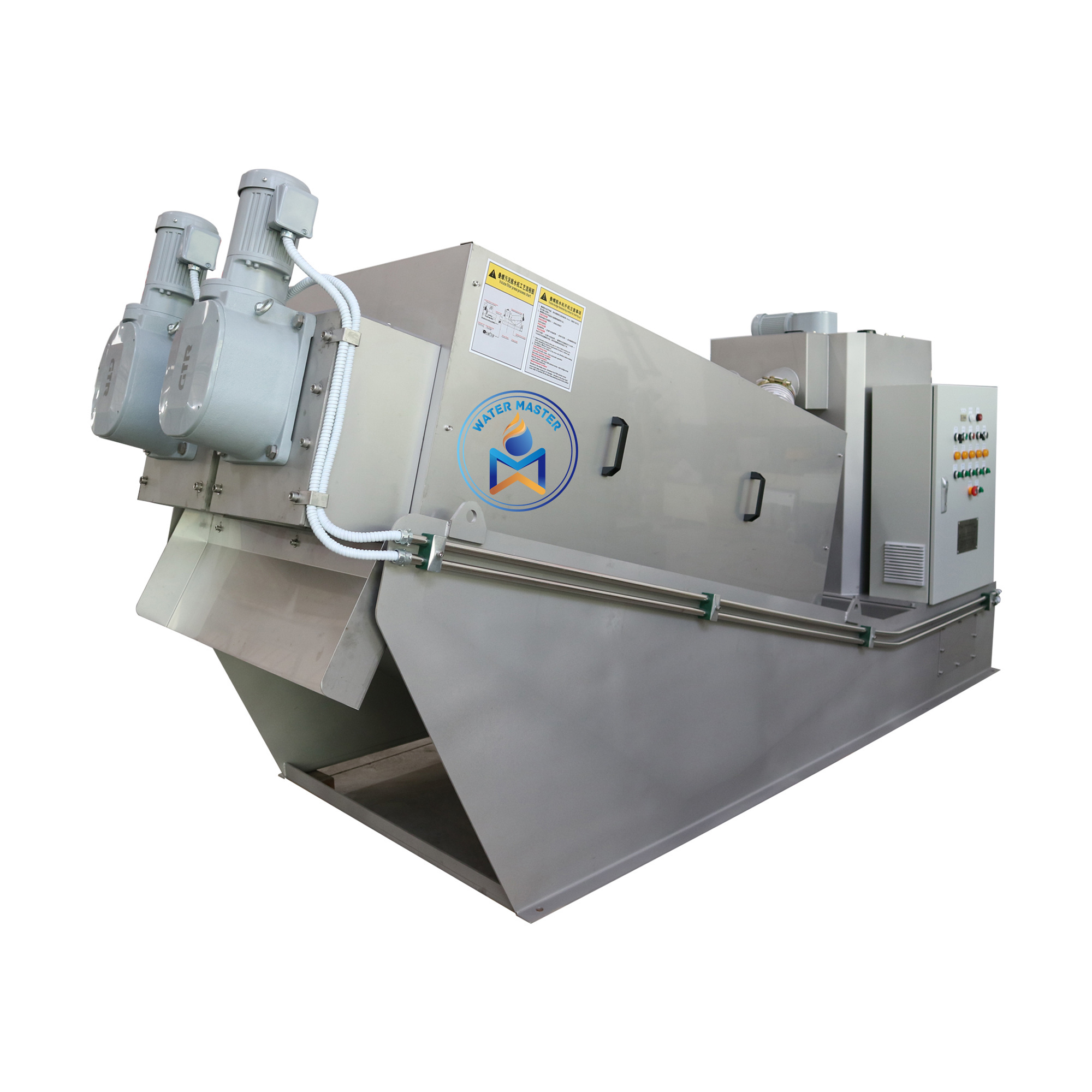 Sludge Dewatering Machine Multi-disc Screw Press Sludge Dewatering Screw Press for Industrial Wastewater