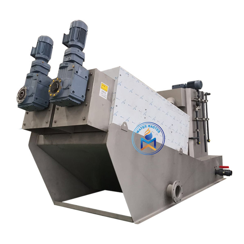 Sludge Dewatering Machine Multi-disc Screw Press Sludge Dewatering Screw Press for Industrial Wastewater