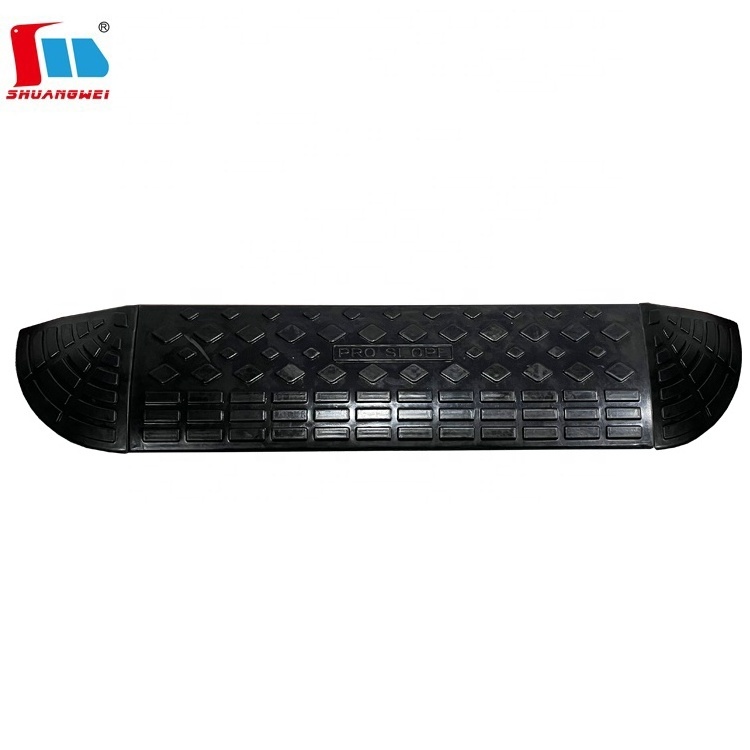 SW High Quality Street Portable Vehicle Rubber Road Kerb Ramp Driveway Car Safety Curb Ramp Flat Cable Ramp