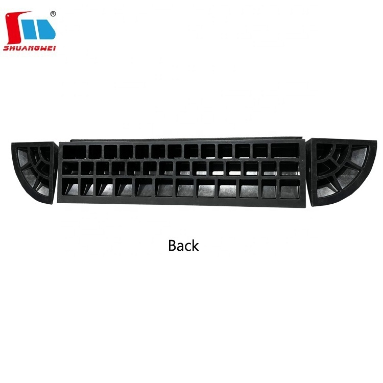 SW High Quality Street Portable Vehicle Rubber Road Kerb Ramp Driveway Car Safety Curb Ramp Flat Cable Ramp