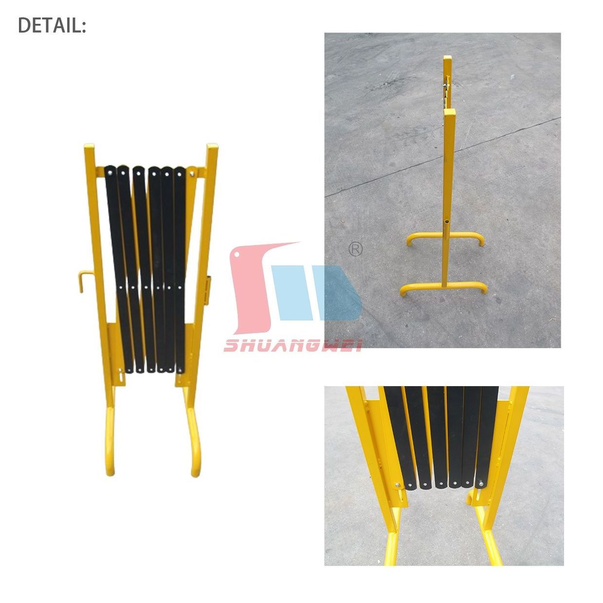 Steel Retractable Safety Door Traffic Sliding Folding Fence Security Scissor Gate Metal Barricade Expanding Safety Barrier