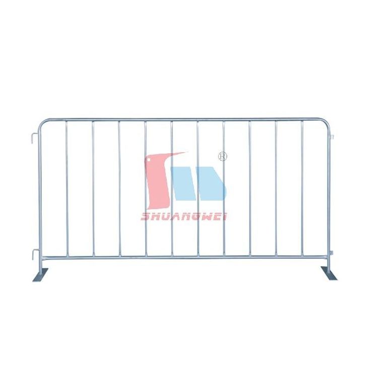 Galvanized Mobile Event Concert Outside Portable Road Security Temporary Pedestrian Steel Barricade Crowd Control Barriers Fence