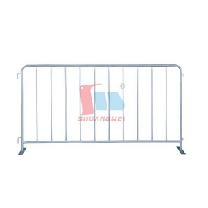 Galvanized Mobile Event Concert Outside Portable Road Security Temporary Pedestrian Steel Barricade Crowd Control Barriers Fence