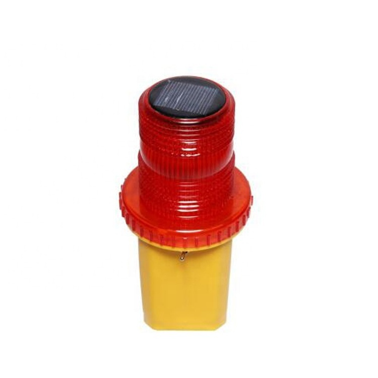 LED Solar Warning Light Flashing Red Traffic Indicator Light Barricade Lights