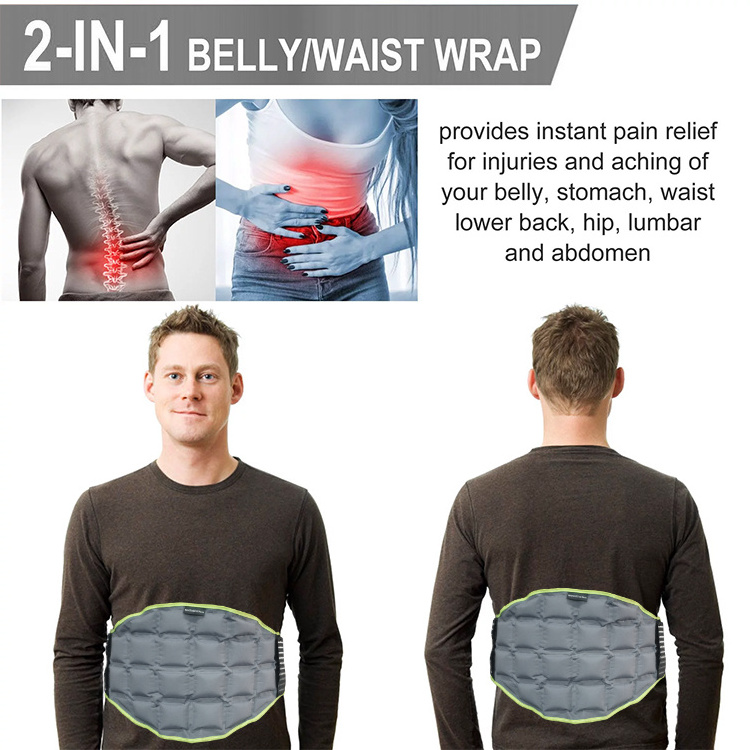 World-bio Customize G Microwavable Self-absorbing Water Therapy Heat Pack for Waist Pain Relief Heating Pad