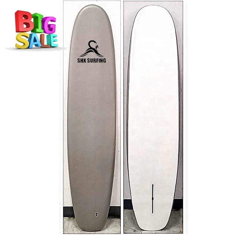 SHX Factory Cheap Price Heat Laminated 8 Foot Red Color BottomEPS Foam Surfboard