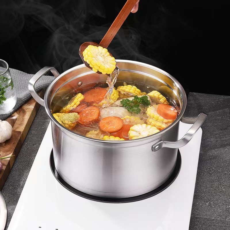 PELITA 304 316 Stainless Steel Kitchen Soup Cooking Pot Large Steamer Casserole Stainless Steel Pots