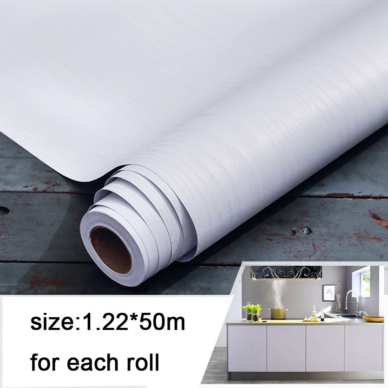 High Glossy Wrap Self Adhesive Wallpaper Wall Paper Furniture Sticker Vinyl Wood Grain PVC Film