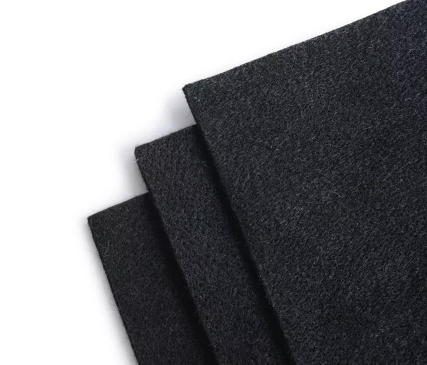 High Temperature Compound Aluminum foil flame retardant Felt Carbon Fiber Felt Oxidized Pan Fiber Felt Fibra De Carbon