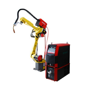 Automatic Welding Robot ARC Mate 120ic Robot Arm with Megmeet PM400 Welder and TBI Welding Torch 6 axis Robot Arm for Welding