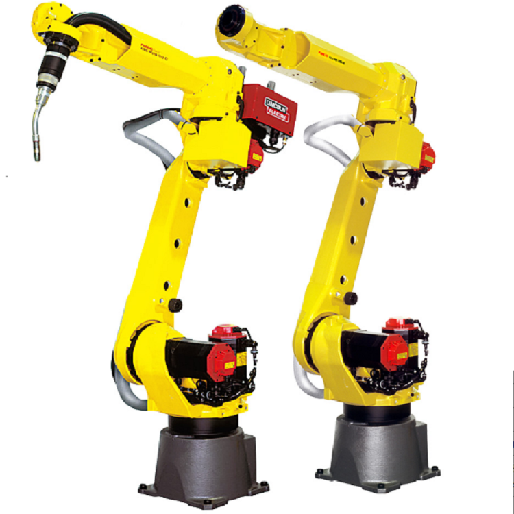 Automatic Welding Robot ARC Mate 120ic Robot Arm with Megmeet PM400 Welder and TBI Welding Torch 6 axis Robot Arm for Welding