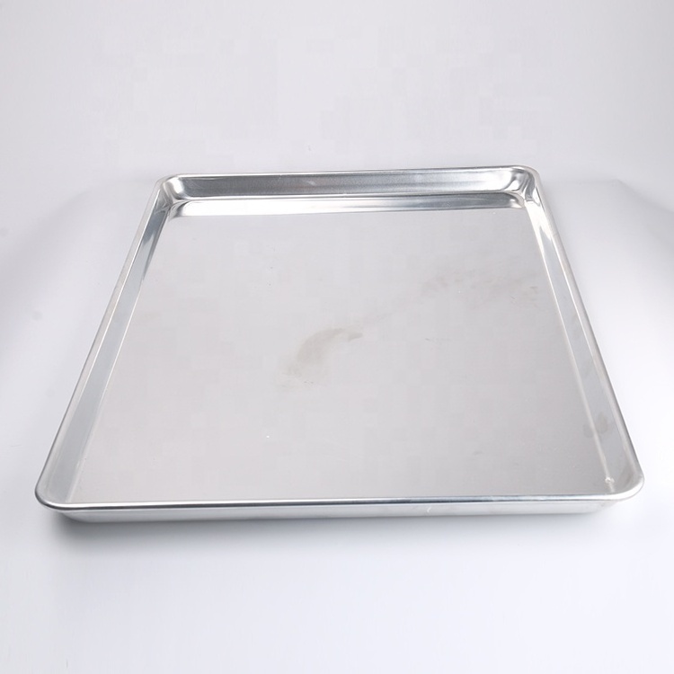 Customized Size Quarter Stainless Steel Baking Tray Pan for Oven Aluminum Food Baking Dish & Pan