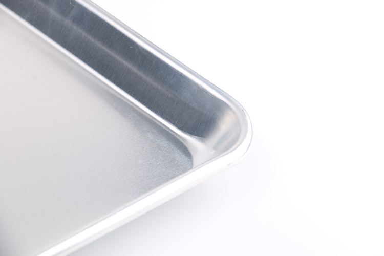 Customized Size Quarter Stainless Steel Baking Tray Pan for Oven Aluminum Food Baking Dish & Pan