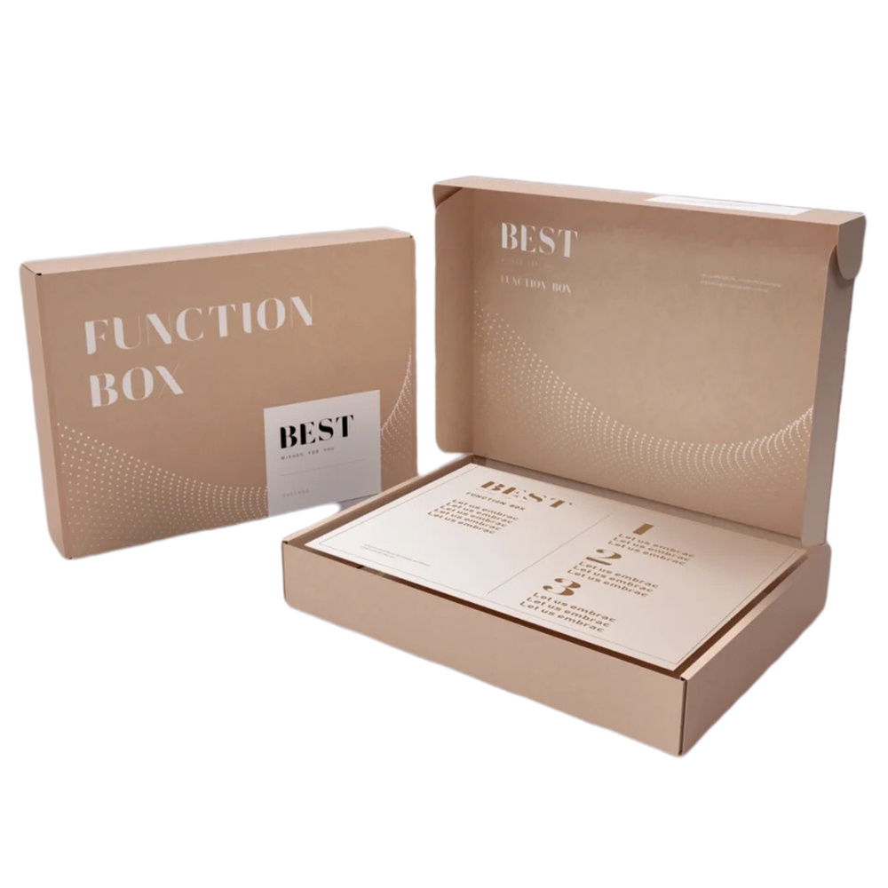 Luxury Printed Custom Self Sealing Shipping Box Mailer with Tear Strip Gift Boxes for Lash Wig Clothing Shopping Packaging