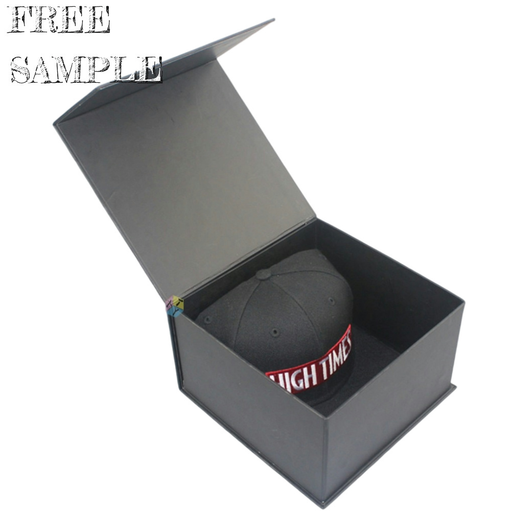 Customized Clothing Hat Box Design Logo For Packaging Rigid Cardboard Flute Paper Luxury Gifts Display Hat Paper Box