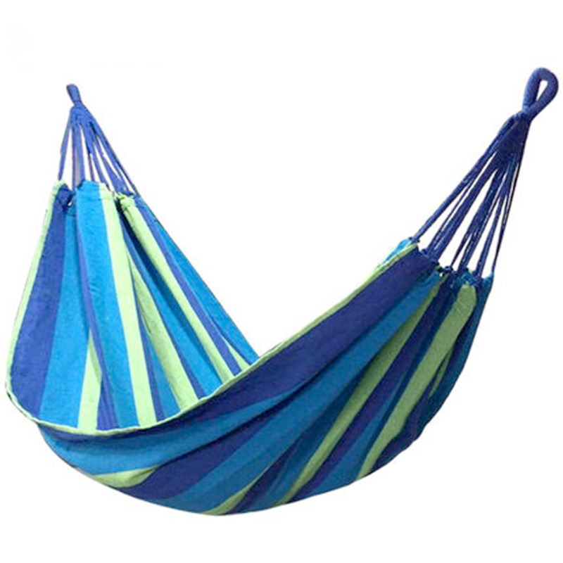 Adjustable camping swing Hammock Bed High Quality Portable Double Hammock with Steel Stand