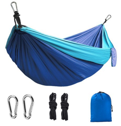 Nylon Outdoor Hanging Camping Hiking Products Swing Portable Hammock Folding Hammock Camping Accessories