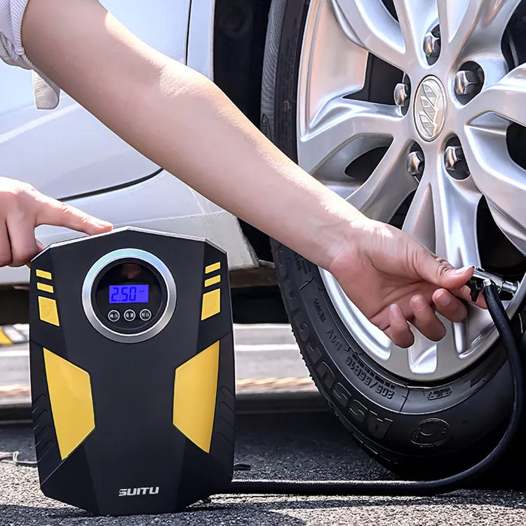 12V Car Air Compressor For Motorcycle Bicycle Portable Tire Inflators Fast inflator 150PSI Smart Digital Air Pump