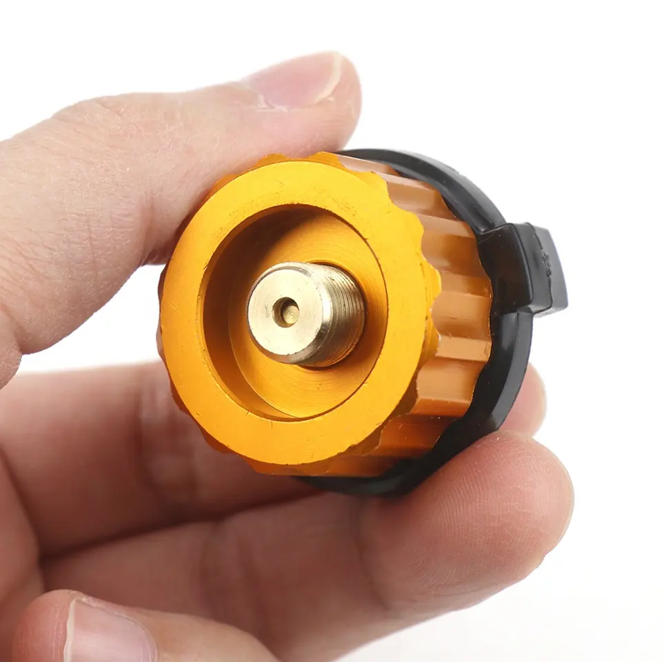 Butane Canister Refill Adaptor Nozzle Bottle Adapter Convert Adapter Conversion Split Gas Furnace Connector