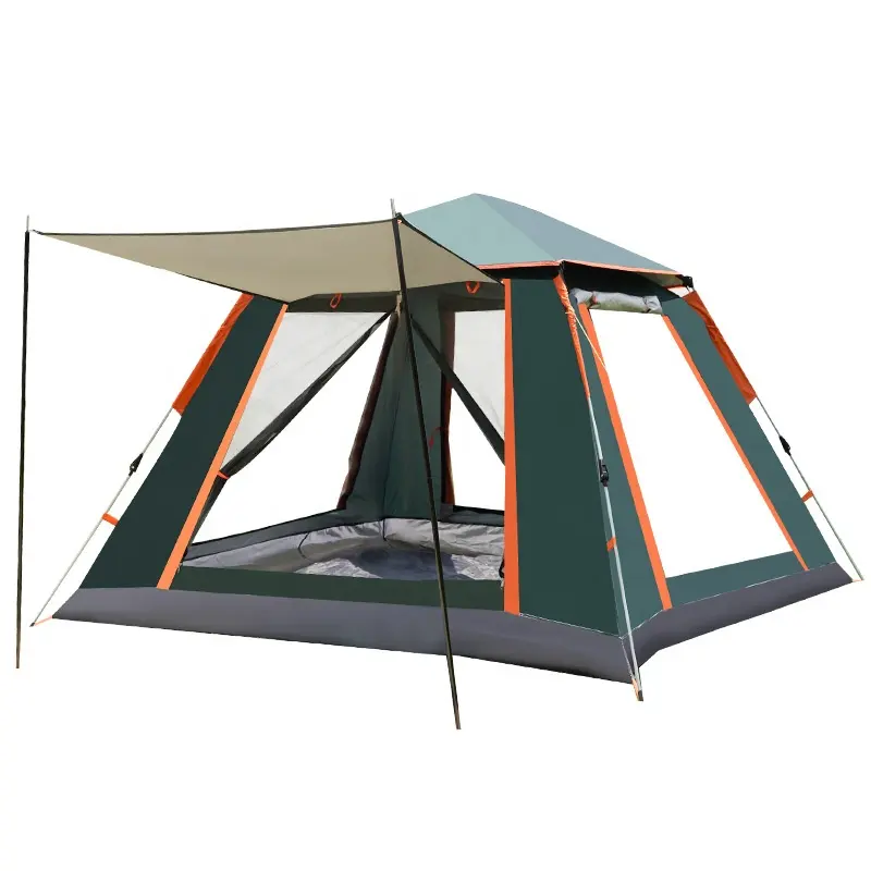 Easy Set Up Automatic Outdoor Waterproof Big Luxury Family Camping Tent 4 Persons Outdoor Camping Foldable Beach Tent