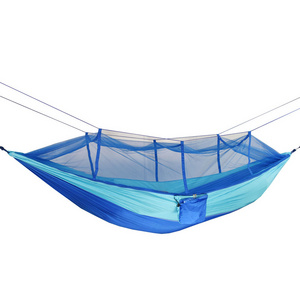 Portable Sports Outdoor Spell Color Hammock Camping Hiking Outdoor camping hammock with Net for Hiking Survival Travel