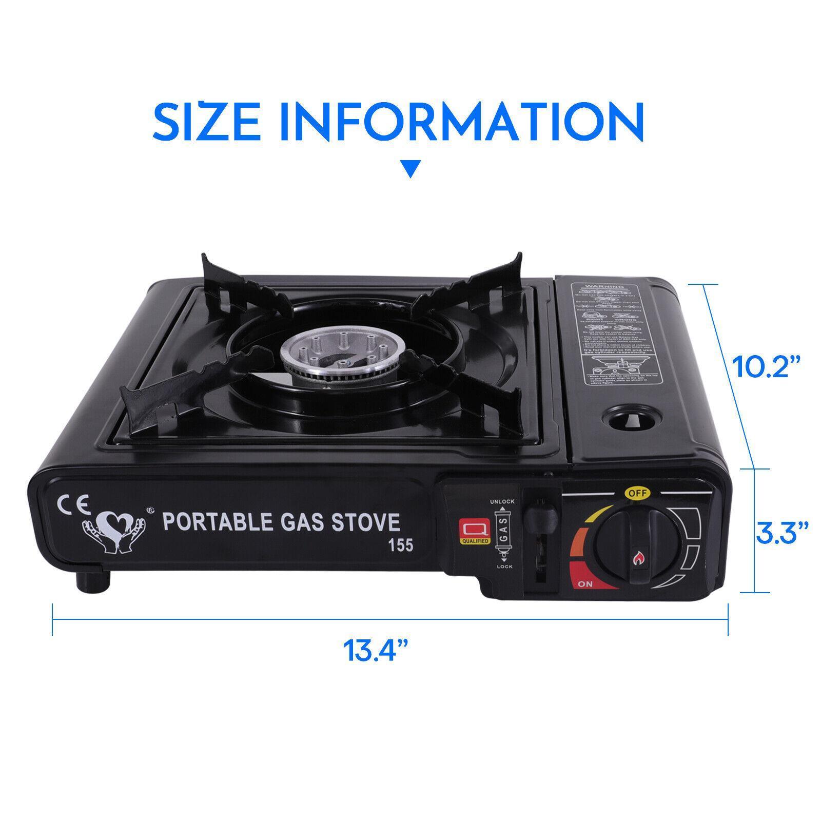 Portable Butane Gas Stove Outdoor Kitchen Oem Factory Mini Blue Flame Outdoor Camping Energy Saving Bbq Cooker Gas Cartridge