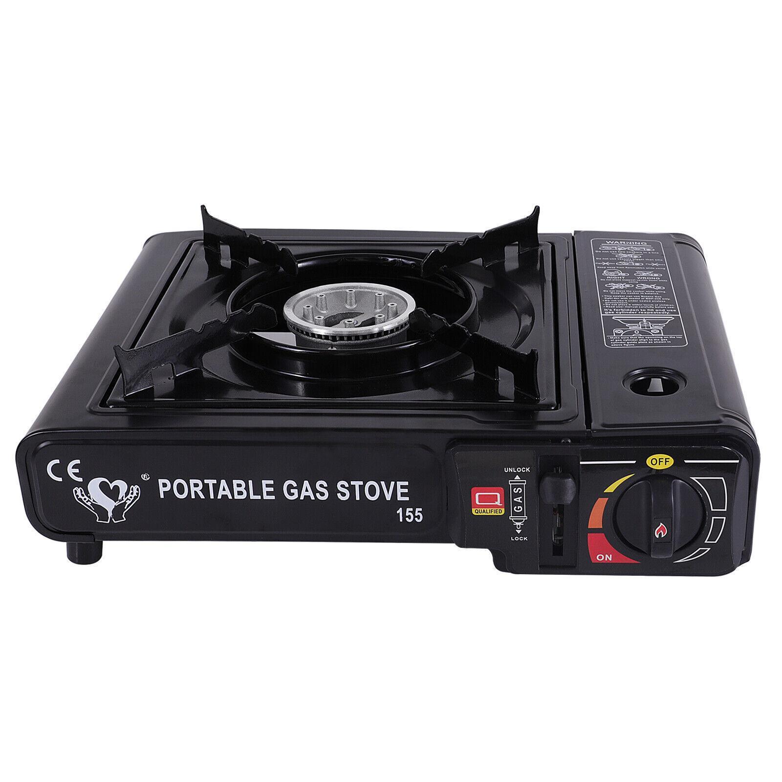 Portable Butane Gas Stove Outdoor Kitchen Oem Factory Mini Blue Flame Outdoor Camping Energy Saving Bbq Cooker Gas Cartridge