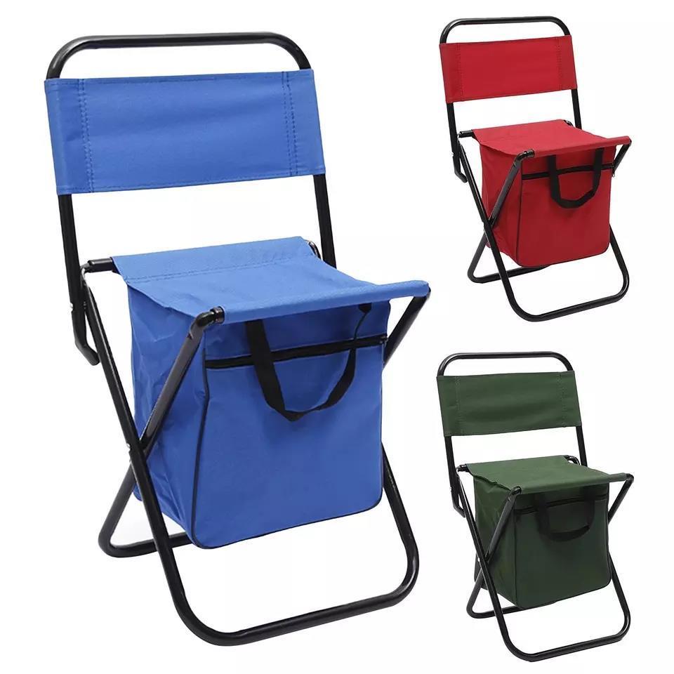 Outdoor camping Folding back chair portable leisure chair fashion fishing must-have hot Folding back Red chair