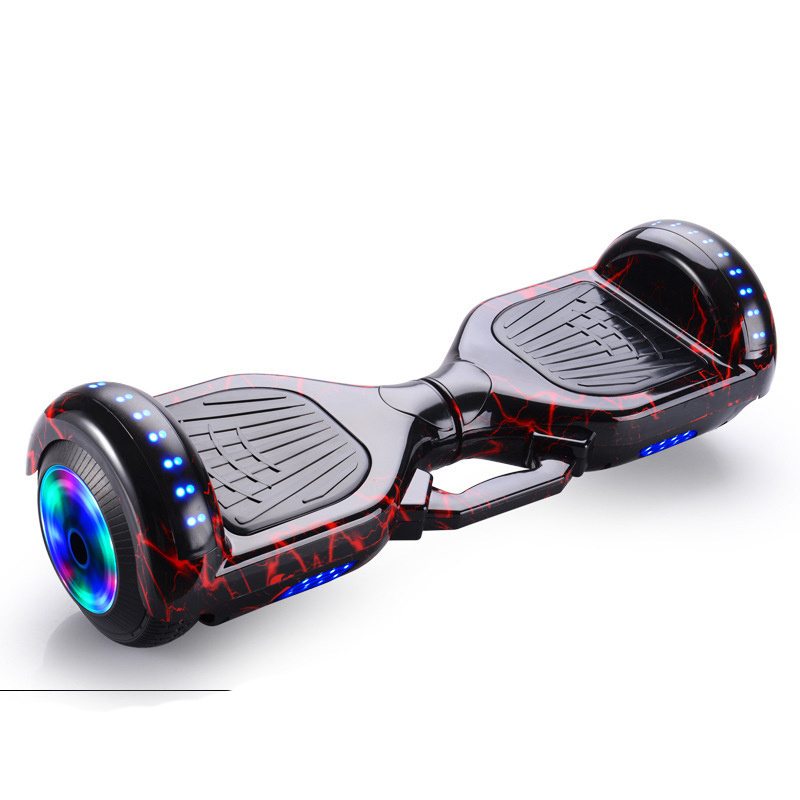 6.5 Inch Smart Self Balancing Adult Children Balance Scooter Led Lights Hover Board With BT electric balance scooters